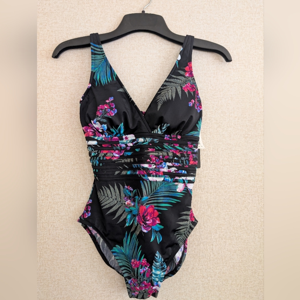 Tropical Floral Women's One Piece Swimsuit